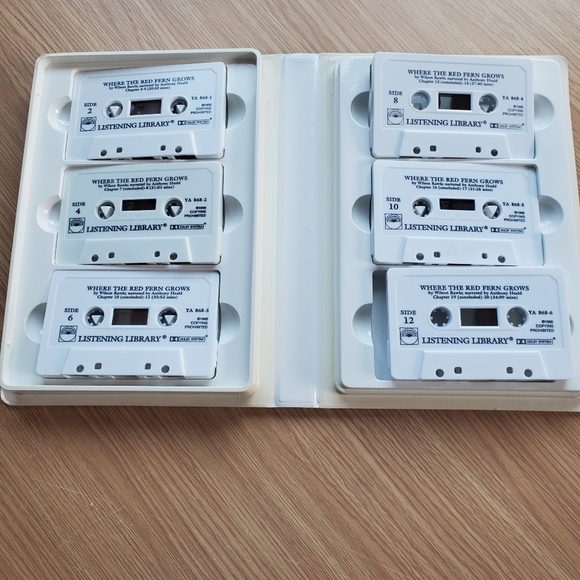 Vintage Where the red fern grows cassette audiobook complete unabridged - Picture 6 of 6
